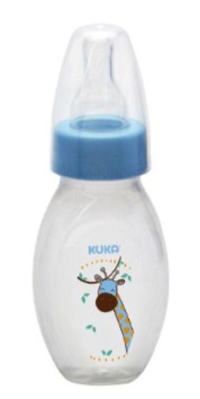 Imagem de Mamadeira Kukinha  Azul  Bico Universal 50 ml Kuka