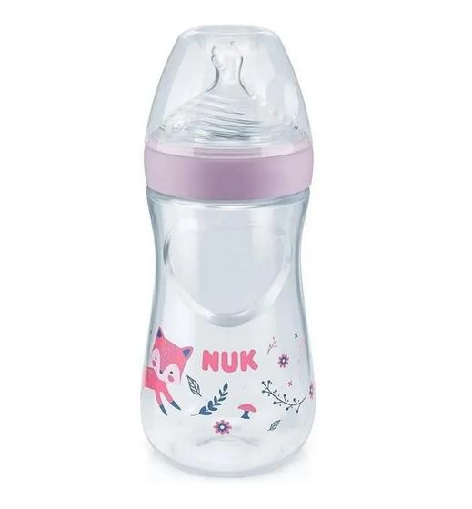 Imagem de MAMADEIRA NUK ESSENCE SMART 270ML + 6 MESES lilás raposa