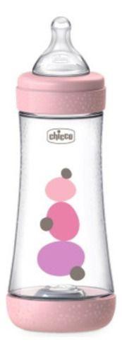 Imagem de Mamadeira Perfect5 300ml Fluxo Rápido Anticólica Chicco Cor Rosa