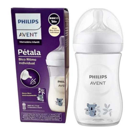 Imagem de Mamadeira Petala 260ML Decorada Coala Philips SCY903/67