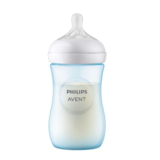 Imagem de Mamadeira petala 3.0 260ml (1m+) - azul - philips avent