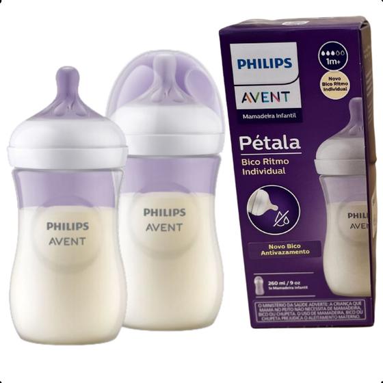 Imagem de Mamadeira Pétala 3.0 260ML Philips Avent + bico n3 SCY903/01