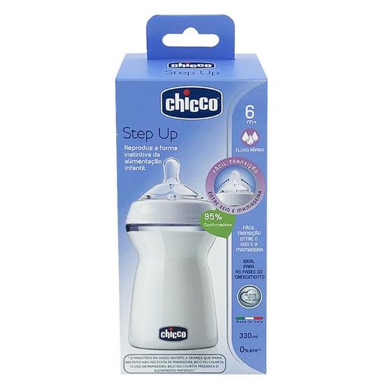 Imagem de Mamadeira Step Up 330ml 6m+ Fluxo Rápido  - Chicco