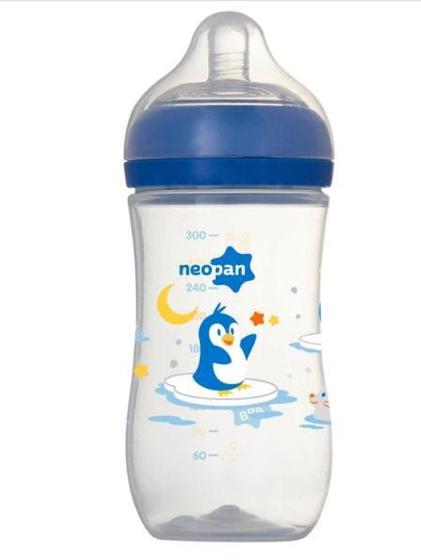 Imagem de Mamadeira Super Ventilada Bico Silicone 300ml Bebê 0%bpa Neopan