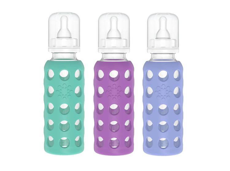 Imagem de Mamadeiras de Vidro Lifefactory com Silicone - 9 Oz (Pacote com 3)