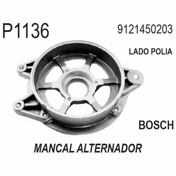 Imagem de MANCAL ALTERNADOR para F1000/ F2000/ F4000/ F11000 MWM ANTIG