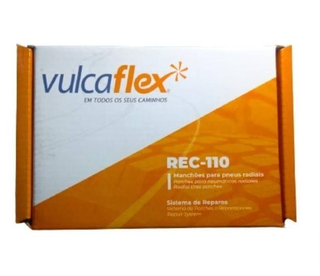 Imagem de Manchao A Frio Rec 110 Cx Com 20 Un Para Pneus Vulcaflex