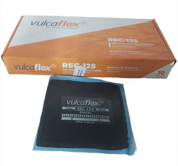 Imagem de Manchao Rec A Frio 125 Cx C/ 10 115x125mm 3 Lonas Vulcaflex