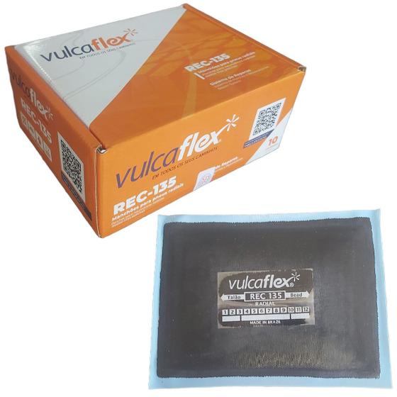 Imagem de Manchões a Frio REC-135 130 x 180 mm 4 Lonas 10 Unidades - VULCAFLEX