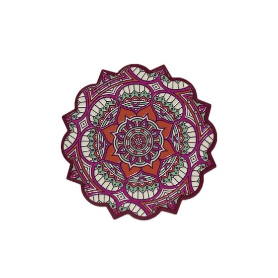 Imagem de Mandala Decorativa de Ceramica Pequena Porta Copo - Cor B