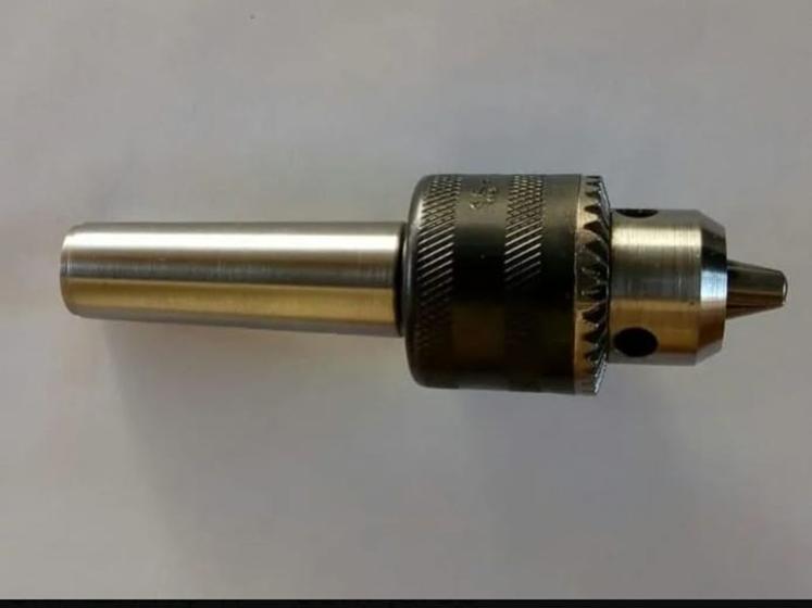 Imagem de Mandril 1/2 com Haste MT2 para mini torno mecânico de bancada