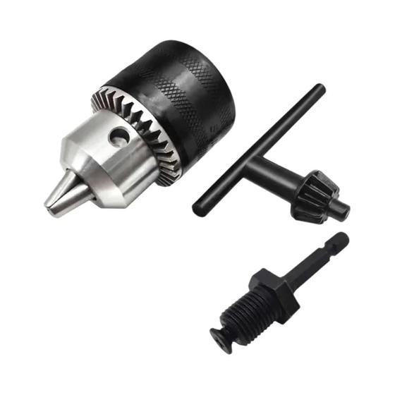 Imagem de Mandril de Broca Ajustável 1,5-10mm - Montagem 3/8"-24UNF - Para Bits de Impacto