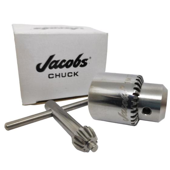 Imagem de Mandril Jacobs EUA 1M 1/4" -1JT EUA Inox Original