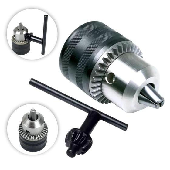 Imagem de Mandril Rosca 1/2"-20UNF Bosch Abertura 1,5 à 13mm Com Chave