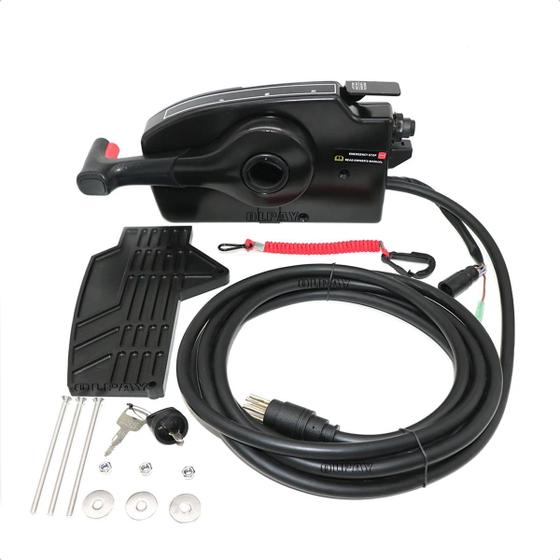 Imagem de Manete De Comando Lateral Motor Mercury 8 Pinos Até 300hp