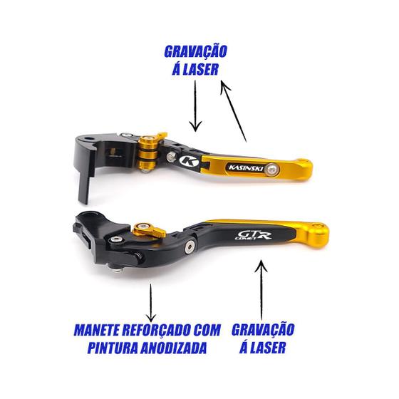 Imagem de Manete Esportivo KASINSKI COMET GTR 250 650 06 07 08 09 10