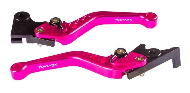 Imagem de Manete Esportivo Personalizado Rosa Moto Fazer 250 Stark