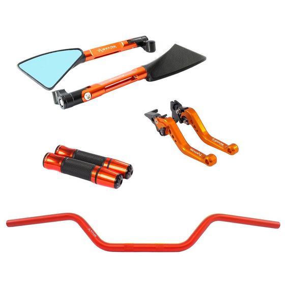 Imagem de Manete Manopla Retrovisor Guidão Yes Gsr Intruder 125 Gsr 150i Riva Chopper 150