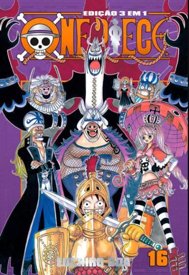 Imagem de Manga One Piece 3 Em 1 Volume 16
