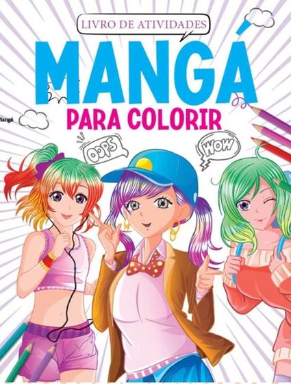 Imagem de Manga Para Colorir Livro De Atividades