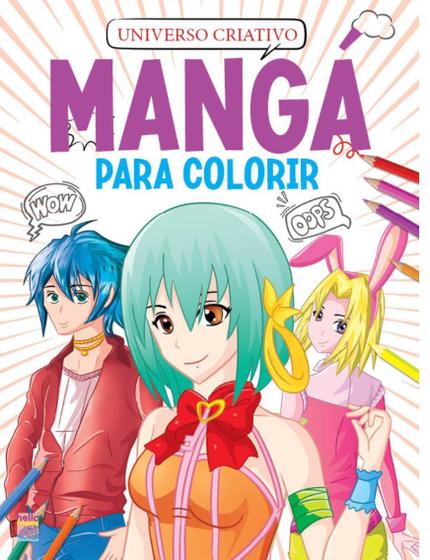 Imagem de Mangá Para Colorir - Universo Criativo