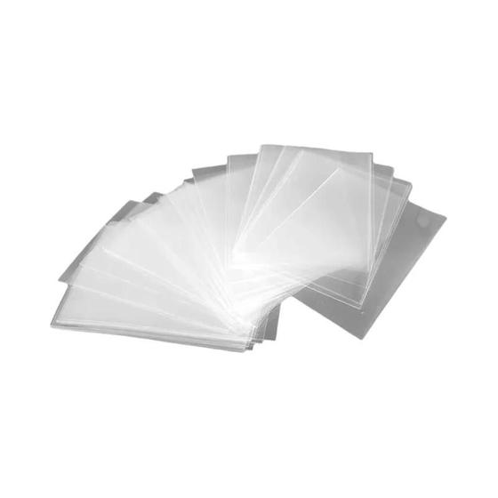 Imagem de Mangas Protetoras Transparentes Para Cartas De Jogo, 100 Peças, Bolsa De Armazenamento Para