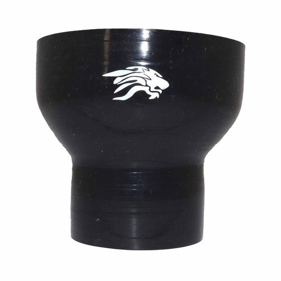 Imagem de Mangote Silicone Preto Redução 4" x 2 1/2" - Cód.11634