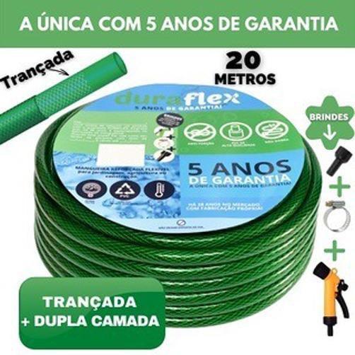Imagem de Mangueira 20 Metros Trançada Super Flexível Verde