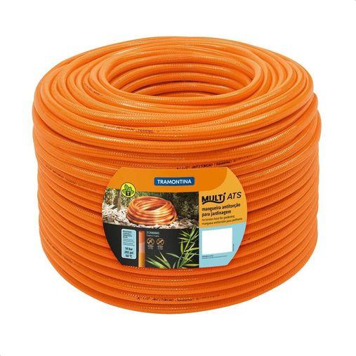 Mangueira antitorcao multi ats em pvc para jardim de 1/2 - Tramontina Menor preço em Mangueira antitorcao multi ats em pvc para jardim de 1/2 - Tramontina