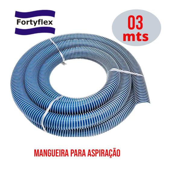 Imagem de Mangueira Aspiração Flexivel Flutuante Para Limpeza Piscina 03 Metros
