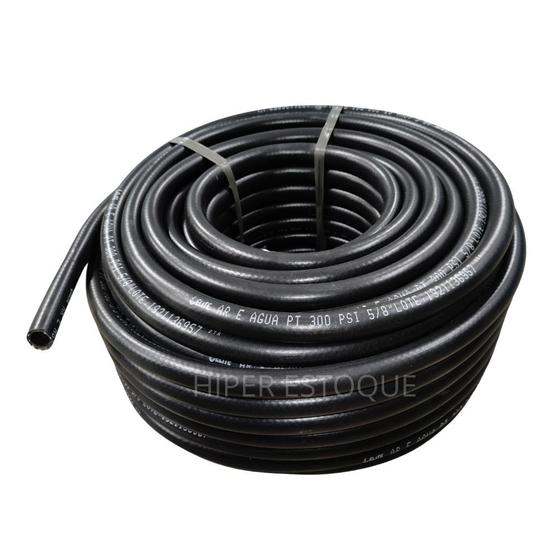 Imagem de Mangueira Calibrador Emborrachada Forte 5/8 300psi - 60m