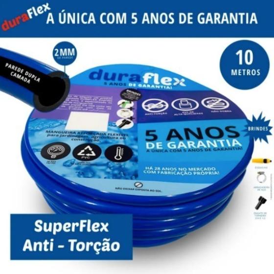 Imagem de Mangueira de Casa Siliconada Azul 10 M DuraFlex