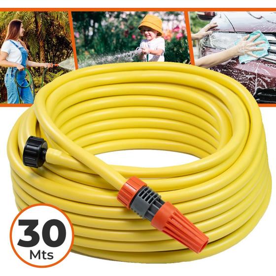 Imagem de Mangueira De Jardim 30 Metros Flexível Para Quintal Casa