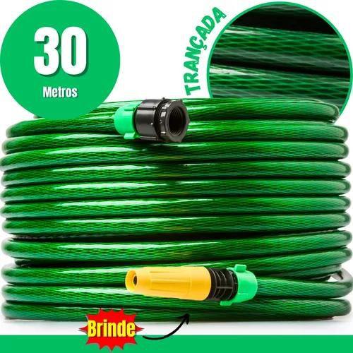 Mangueira de Jardim 30m Reforçada Com Esquiço Transada Verde Menor preço em Mangueira de Jardim 30m Reforçada Com Esquiço Transada Verde
