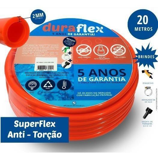 Mangueira De Jardim Flexível 20M Anti Torção Completa Menor preço em Mangueira De Jardim Flexível 20M Anti Torção Completa