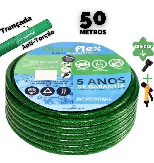 Imagem de Mangueira De Jardim Trançada Siliconada 50 Metros