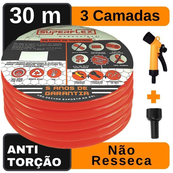 Imagem de Mangueira de Quintal 30 M SuperFlex Ultra 1/2" x 3,00mm