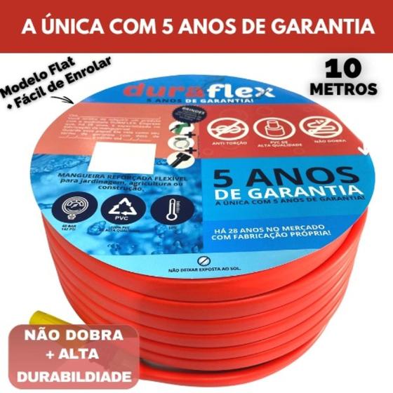 Imagem de Mangueira de Quintal DuraFlex Laranja Chata 10 Mts