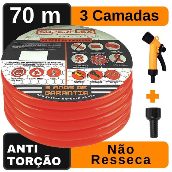 Imagem de Mangueira Doméstica 60 Metro SuperFlex Ultra 1/2" x 3,00mm