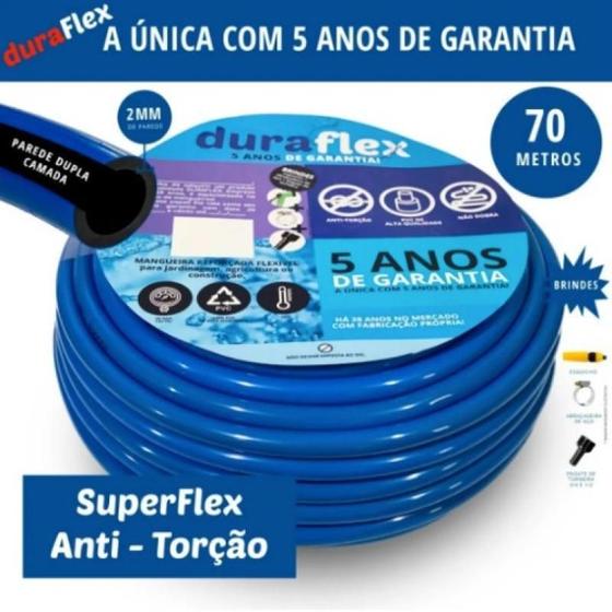 Imagem de Mangueira DuraFlex 70m - PVC Siliconado - Flexível
