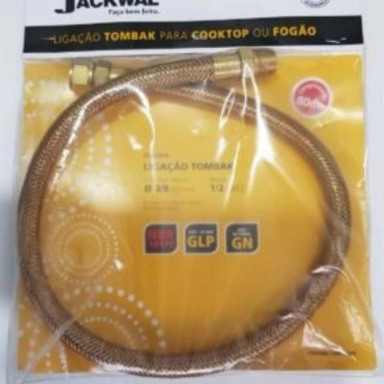 Mangueira Gas Flexivel Tombak Cooktop 3/8 80cm JACKWAL Mangueira de