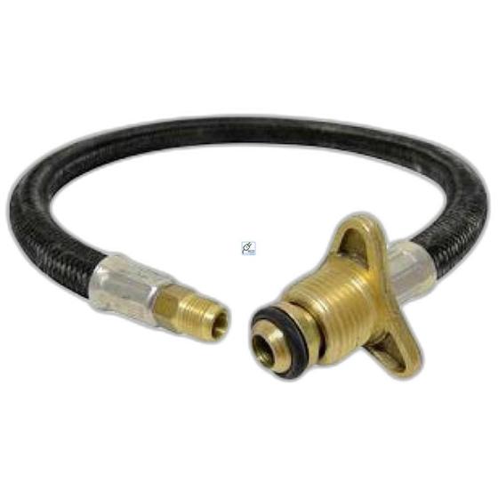Mangueira Gas Pigtail P45 7/8 Pol/lind 0,80m 0139 POLITEC Mangueira de Gás de Fogão