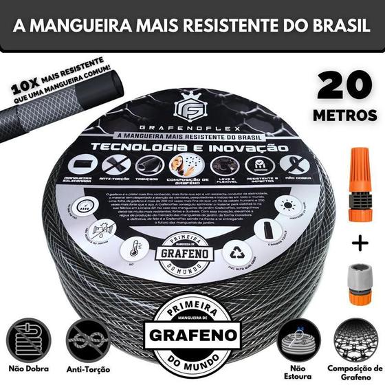 Imagem de Mangueira GrafenoFlex Grafitte 1/2 x 2,00mm - Resistente