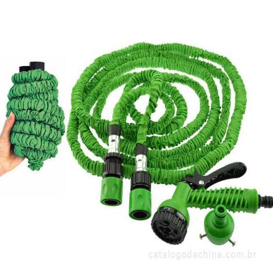 Mangueira Jardim Mágica até 30 metros Flexível Elástica Expansível Com Esguicho 7 Gatilhos Plantas Grama Menor preço em Mangueira Jardim Mágica até 30 metros Flexível Elástica Expansível Com Esguicho 7 Gatilhos Plantas Grama