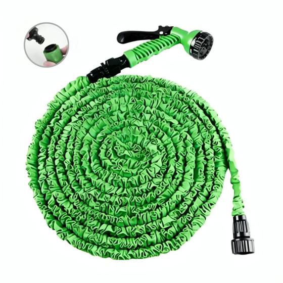 Imagem de Mangueira Magic Hose 30m com Pistola de 6 Tipos de Jato para Jardim