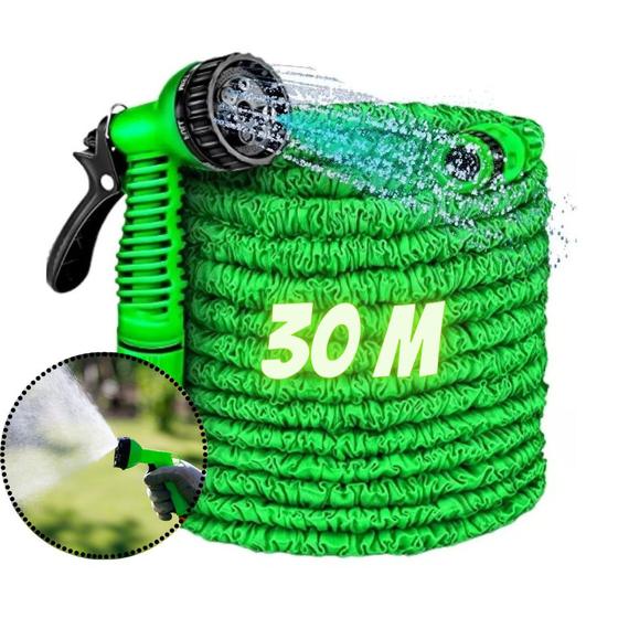 Mangueira Magica 30m Expansivel Flexivel 7 Jatos Diferentes Reforçada Menor preço em Mangueira Magica 30m Expansivel Flexivel 7 Jatos Diferentes Reforçada