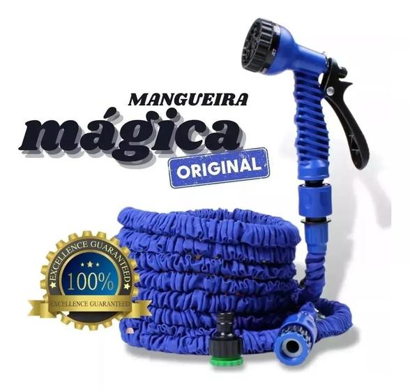 Imagem de Mangueira Magica 30m Flexivel Irrigação E 7 Tipos De Jato