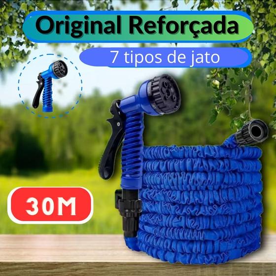 Imagem de Mangueira Magica de Jardim 30m Flexível Expansivel Reforçada