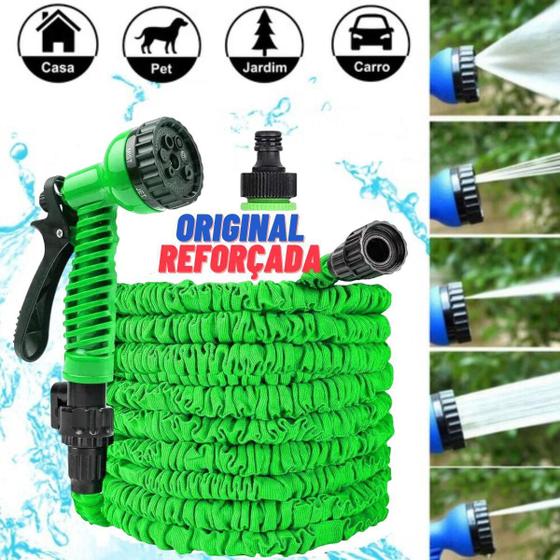 Imagem de Mangueira Mágica Expansível 15 Metros Mais Resistência Flexível