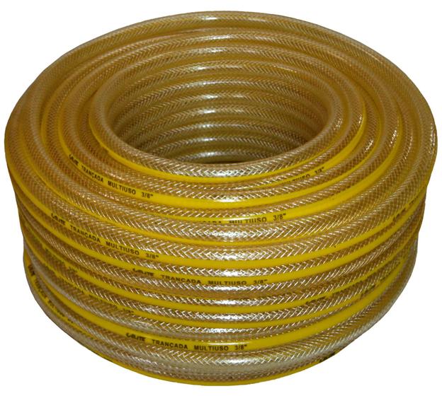 Mangueira Multiuso Gás, Ar e Água 3/8 x 4 mm Trançada 10 mts Menor preço em Mangueira Multiuso Gás, Ar e Água 3/8 x 4 mm Trançada 10 mts